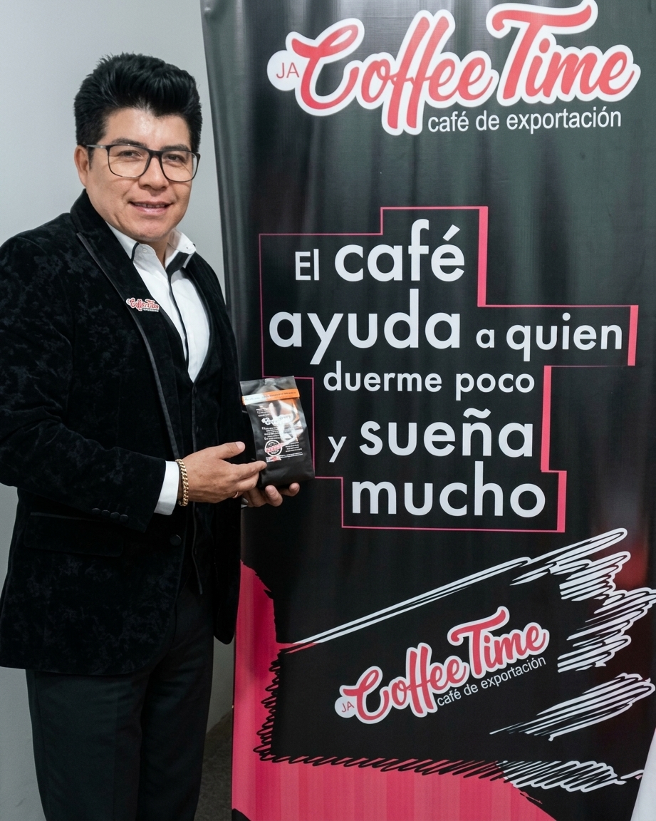 Presentación de Coffee Time en una actividad